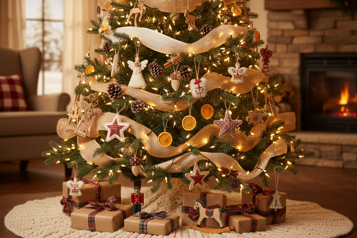 Snow-Flocked Christmas Tree | Frosted Effect | Perfect for Holiday Decor