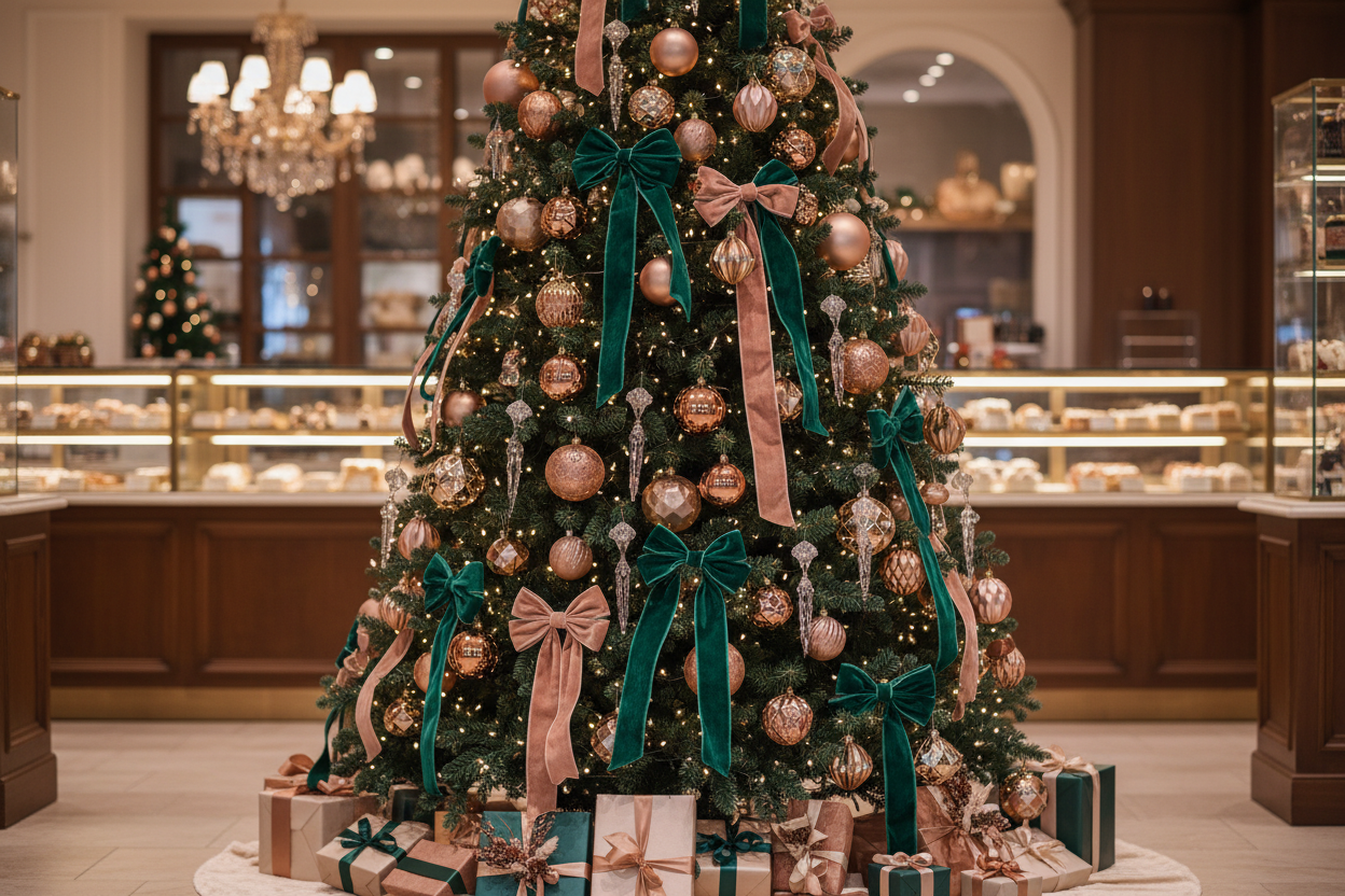 Deluxe Dense Christmas Tree | Immersive Holiday Atmosphere | Reusable Design